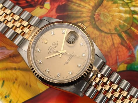 herren rolex oyster perpetual datejust 18k gold|rolex datejust diamond dial price.